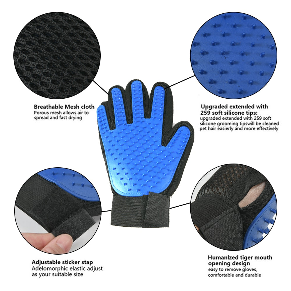 Pet de-shedding Gloves