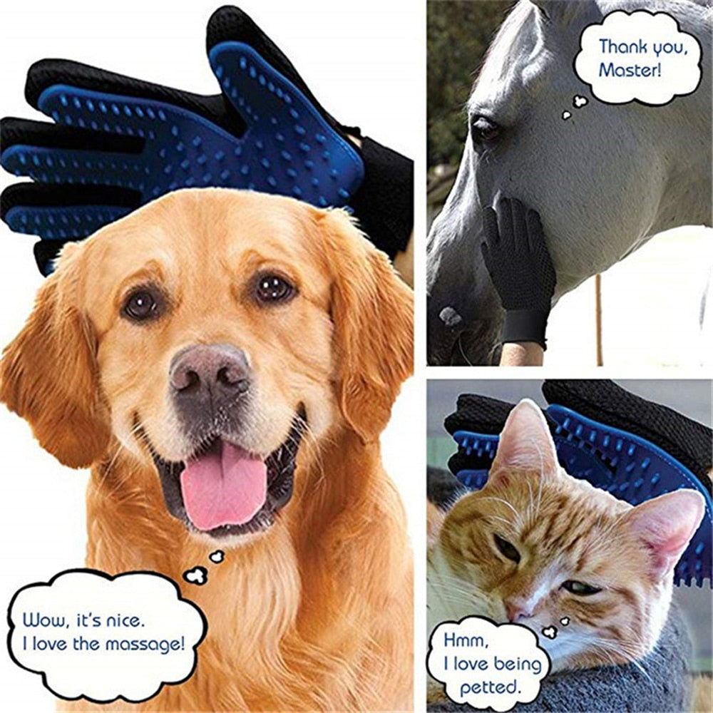 Pet de-shedding Gloves